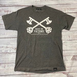 Bloodbath Keys To Victory Charcoal Tee
